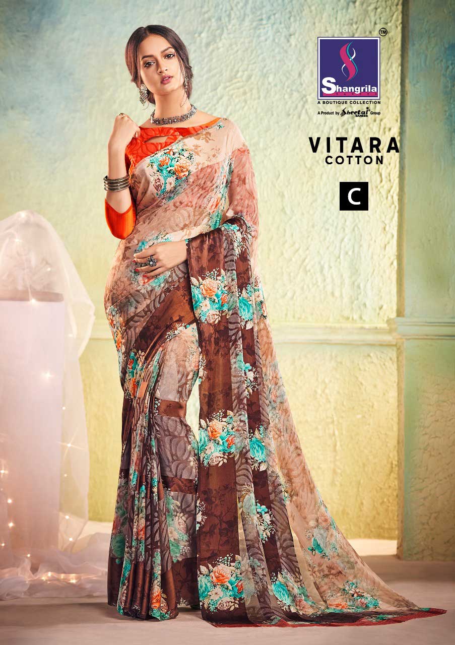 Shangrila Vitara Cotton Wedding Wear Cotton Sarees Shangrila Vitara Cotton Wedding Wear Cotton Sarees
